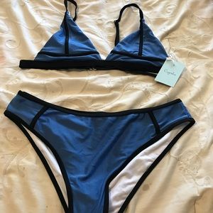 Two piece bathing suit